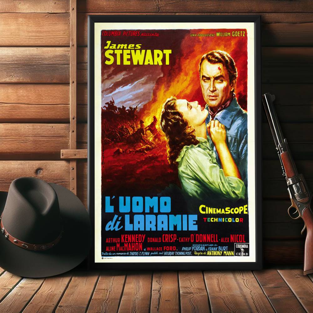 "Man From Laramie" (1955) Framed Movie Poster