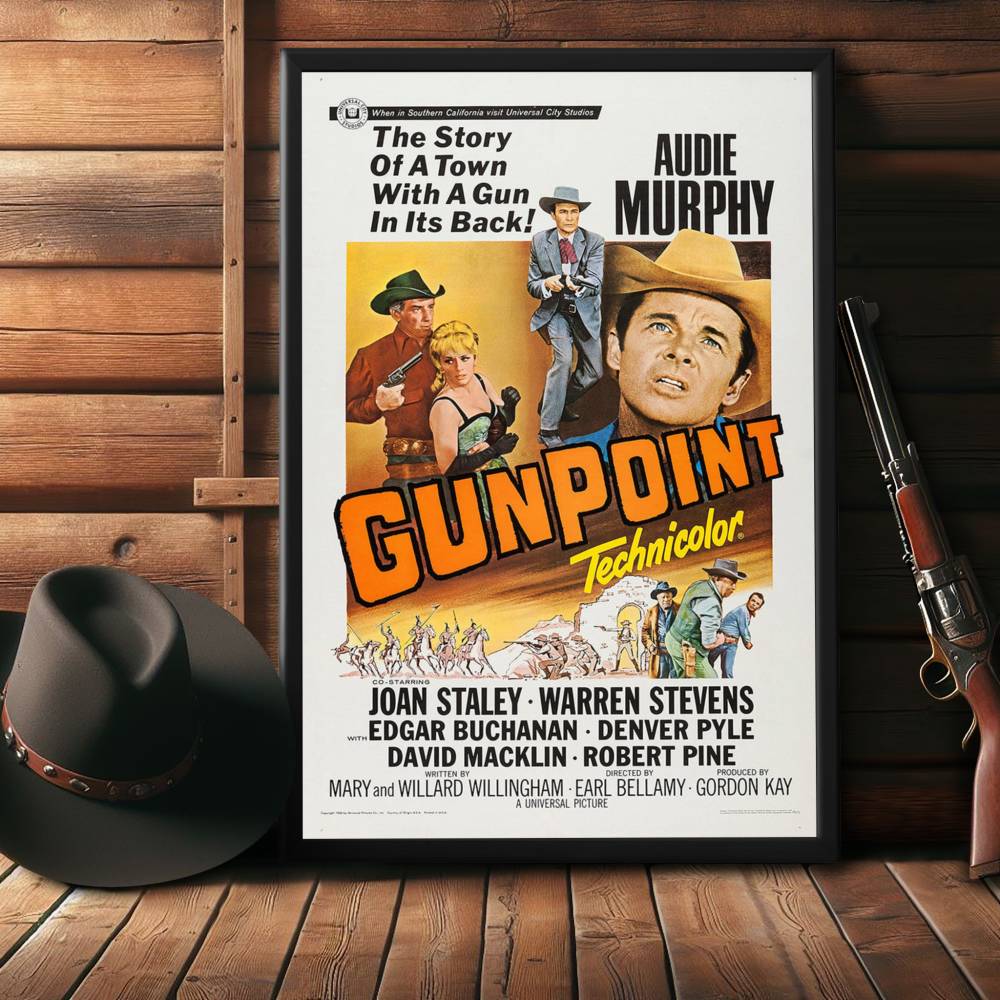 "Gunpoint" (1966) Framed Movie Poster