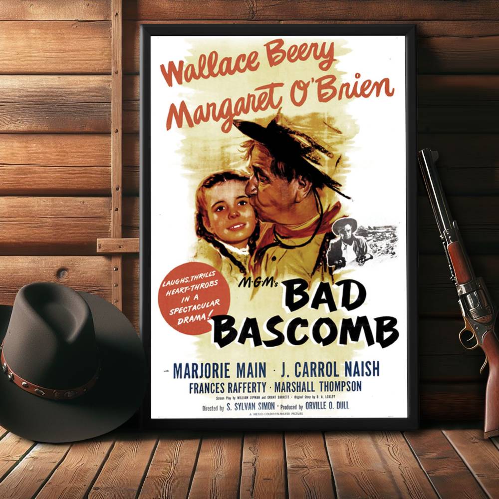 "Bad Bascomb" (1946) Framed Movie Poster