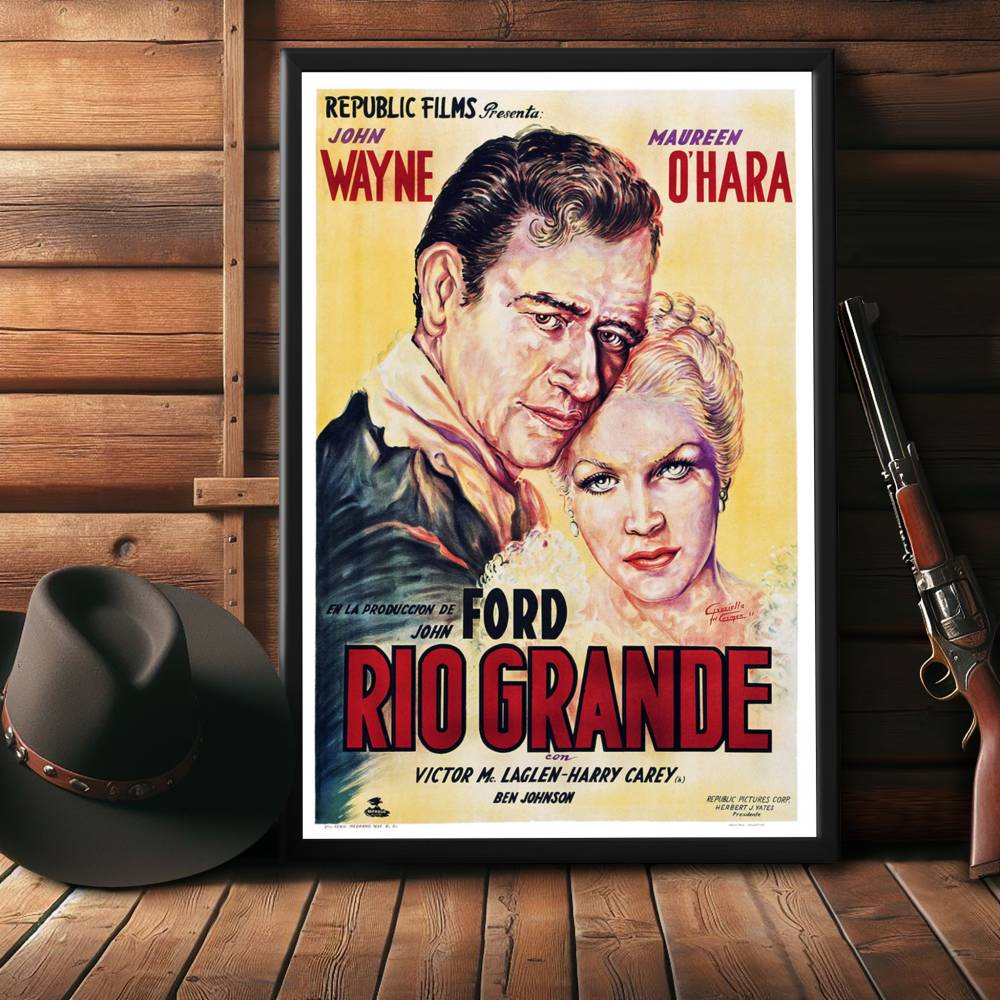 "Rio Grande" (1950) Framed Movie Poster