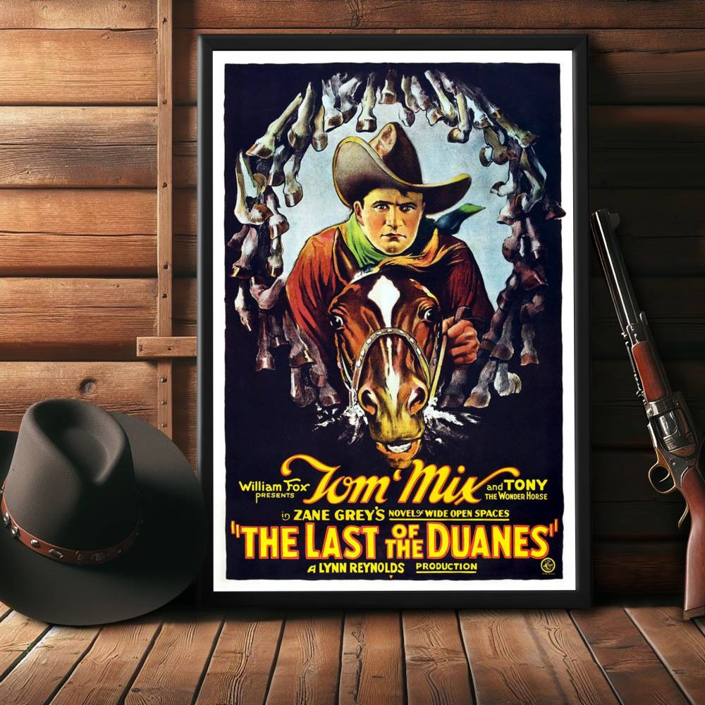 "Last Of The Duanes" (1924) Framed Movie Poster