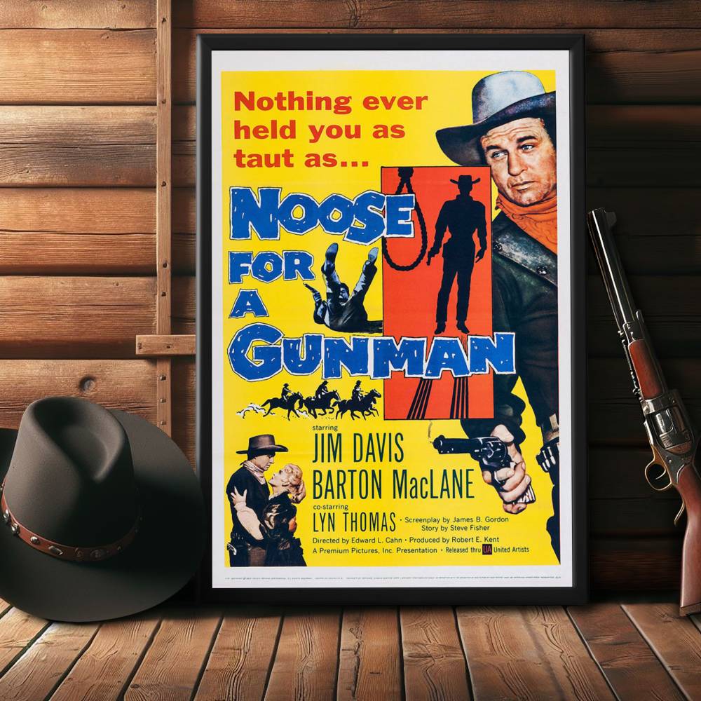 "Noose For A Gunman" (1960) Framed Movie Poster