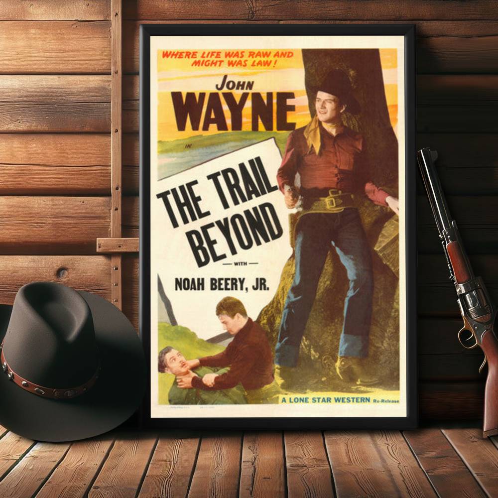 "Trail Beyond" (1934) Framed Movie Poster