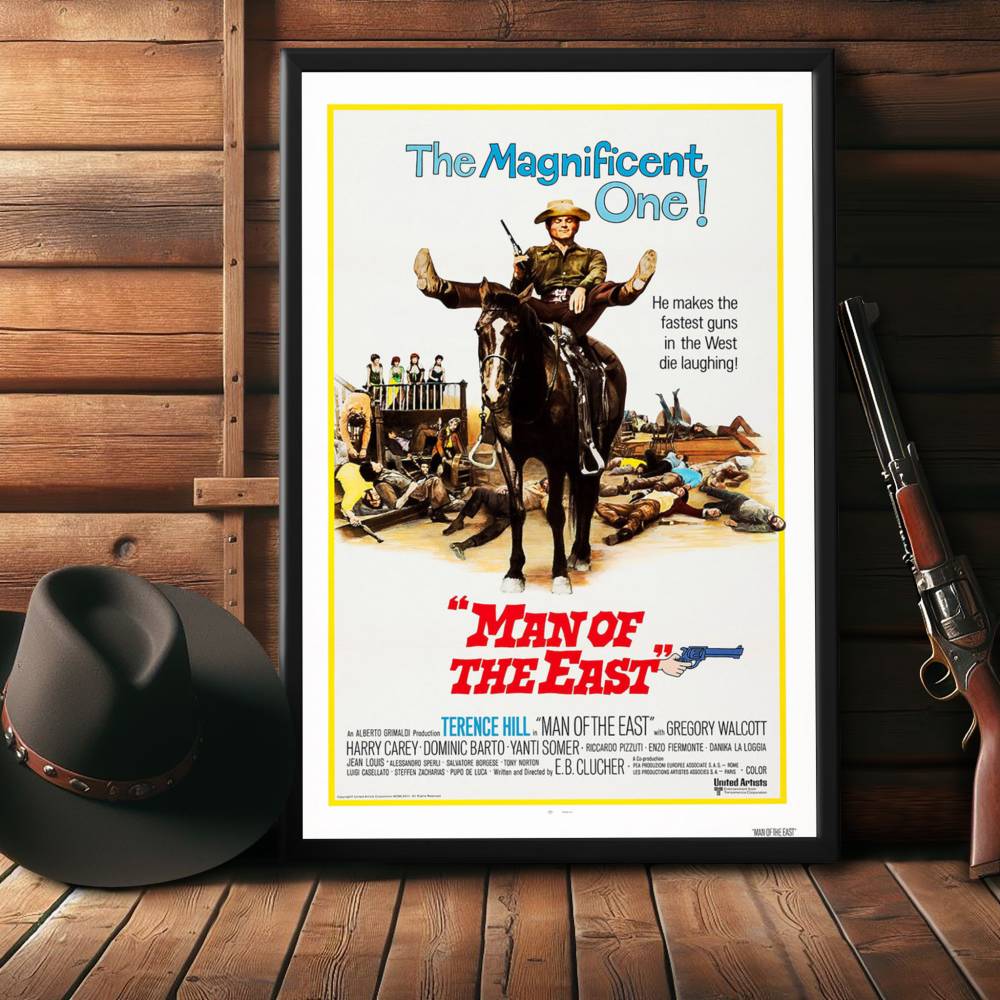 "Man Of The East" (1974) Framed Movie Poster