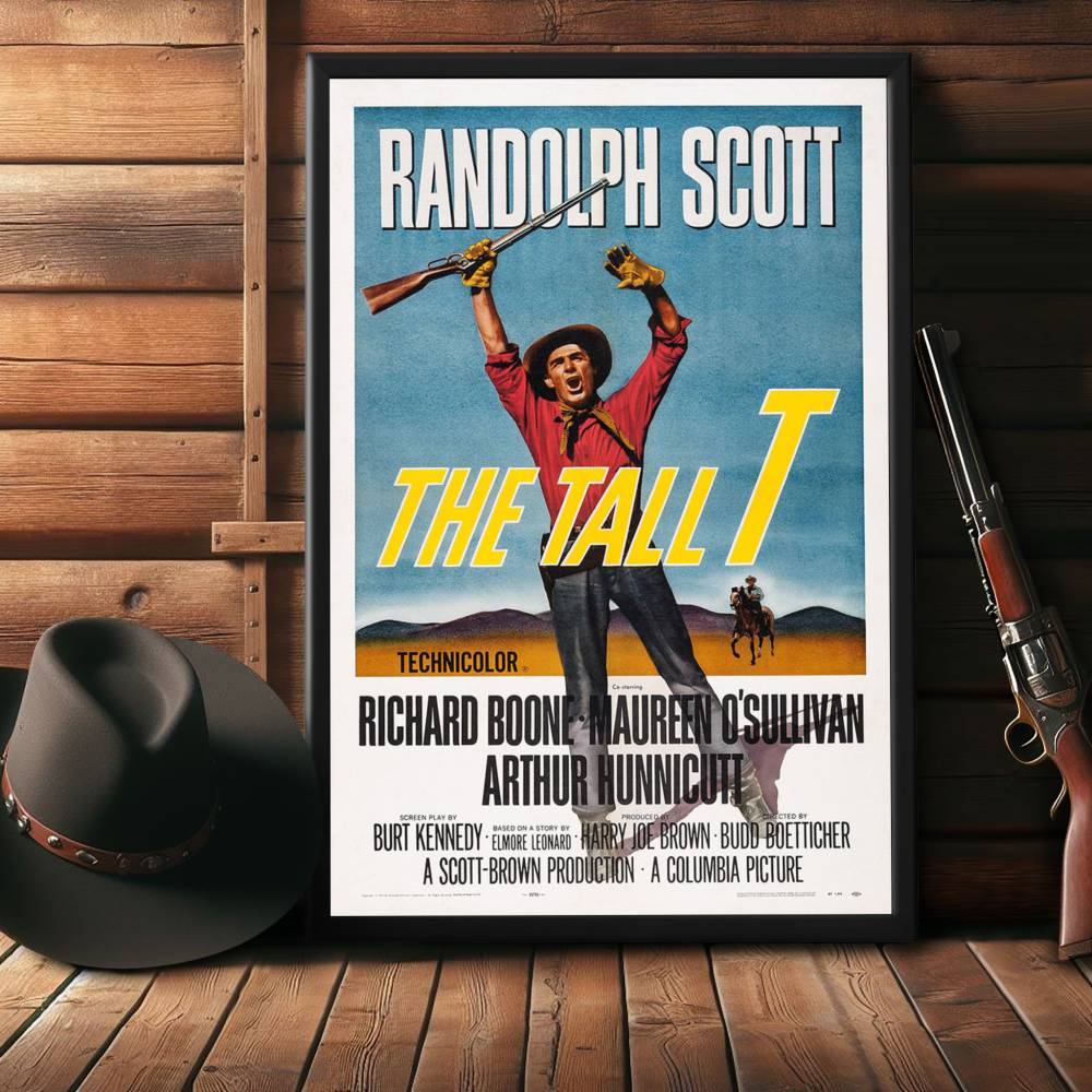 "Tall T" (1957) Framed Movie Poster