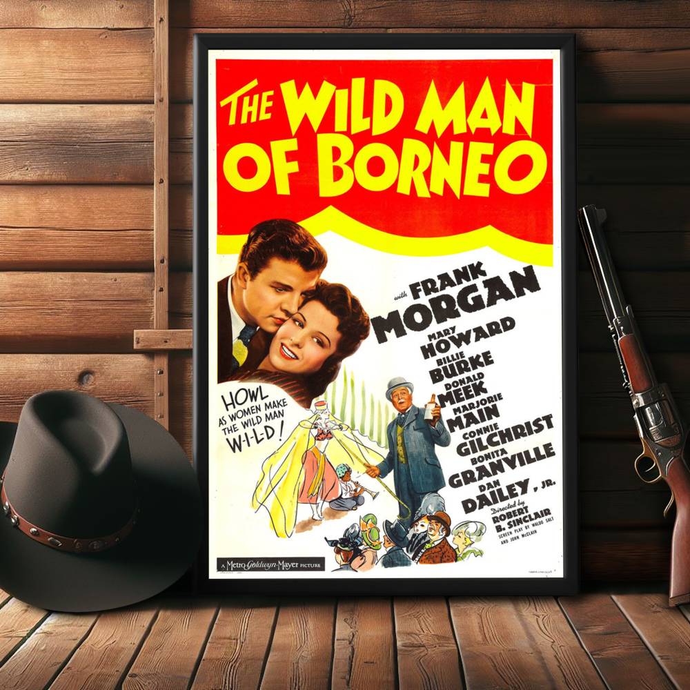 "Wild Man Of Borneo" (1941) Framed Movie Poster