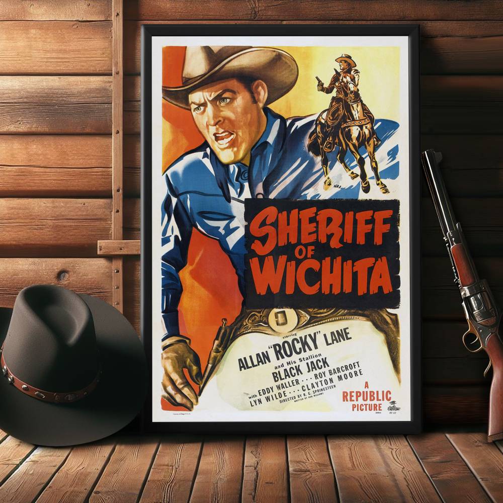 "Sheriff Of Wichita" (1949) Framed Movie Poster