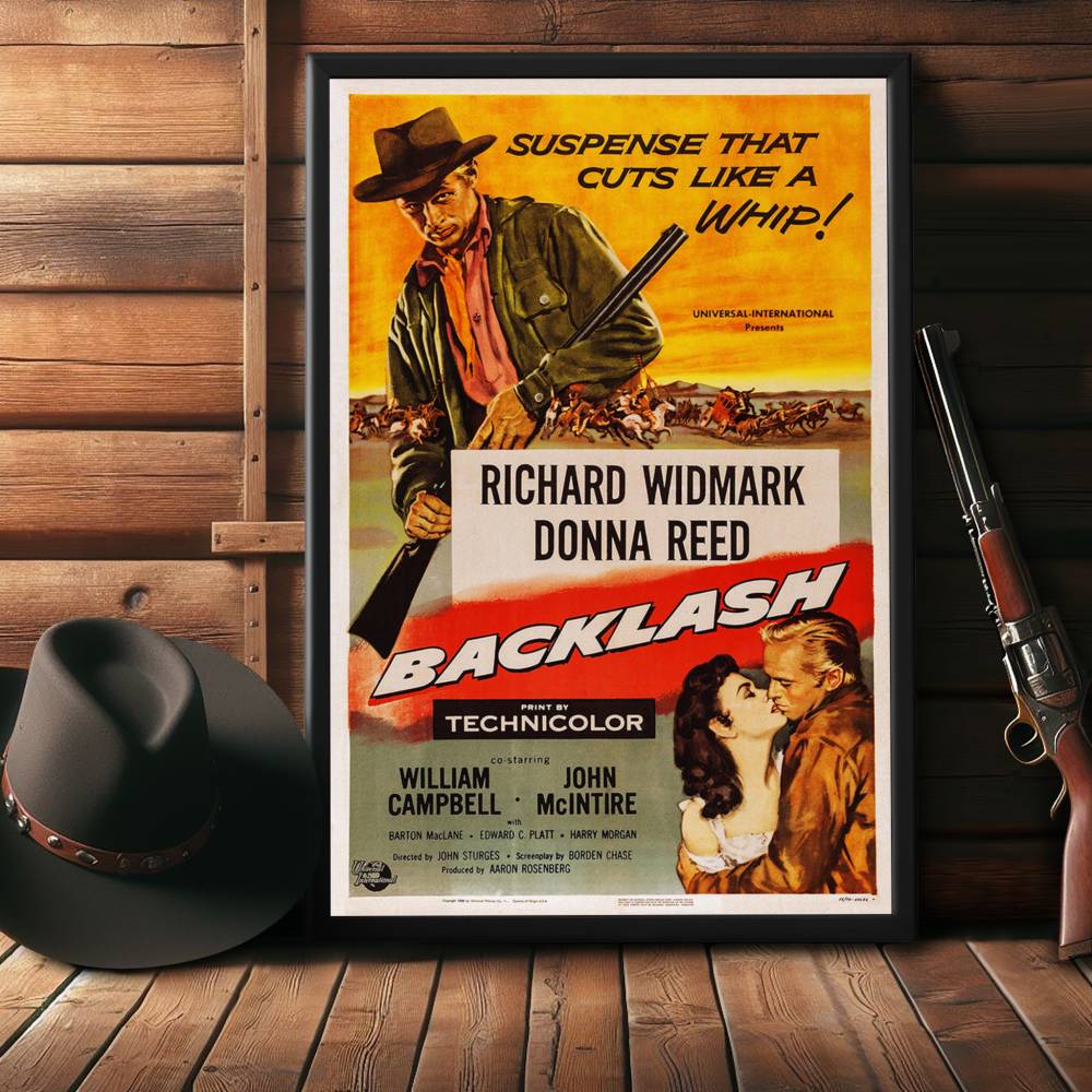 "Backlash" (1956) Framed Movie Poster