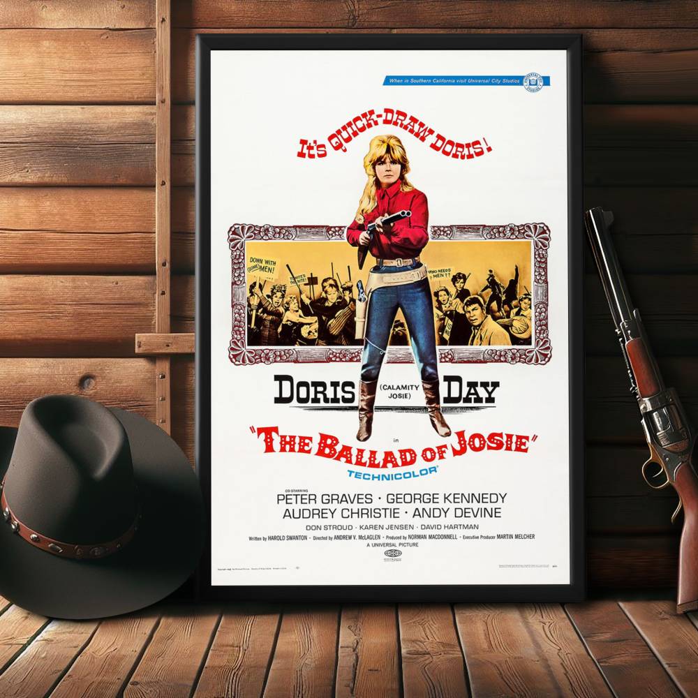 "Ballad Of Josie" (1967) Framed Movie Poster