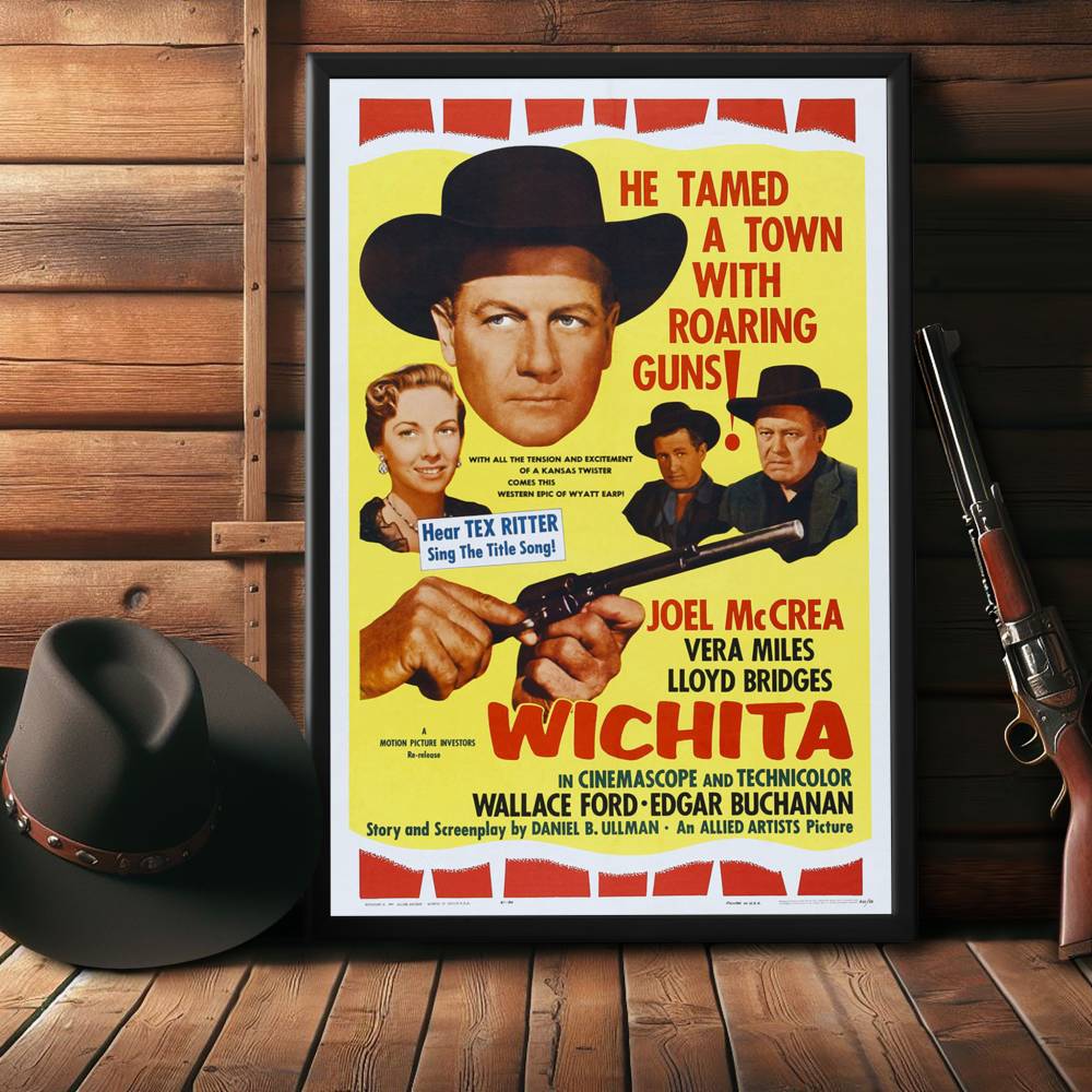 "Wichita" (1955) Framed Movie Poster