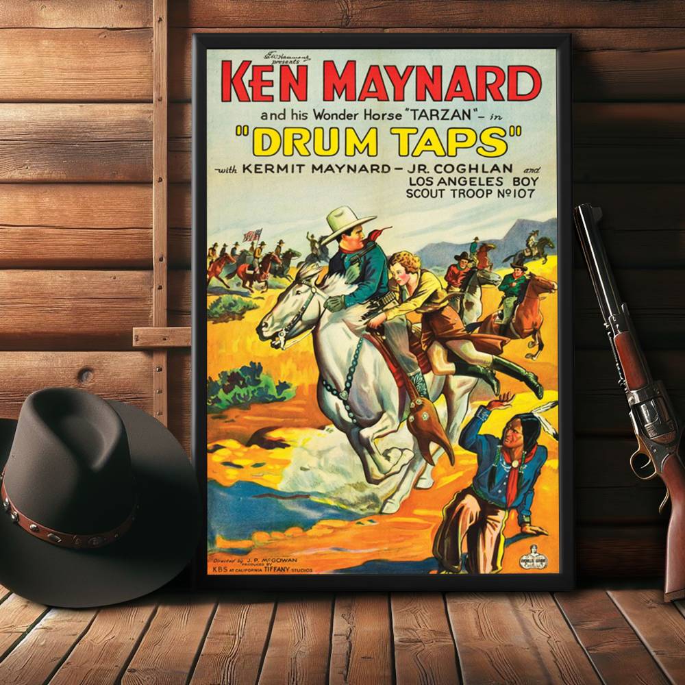 "Drum Taps" (1933) Framed Movie Poster