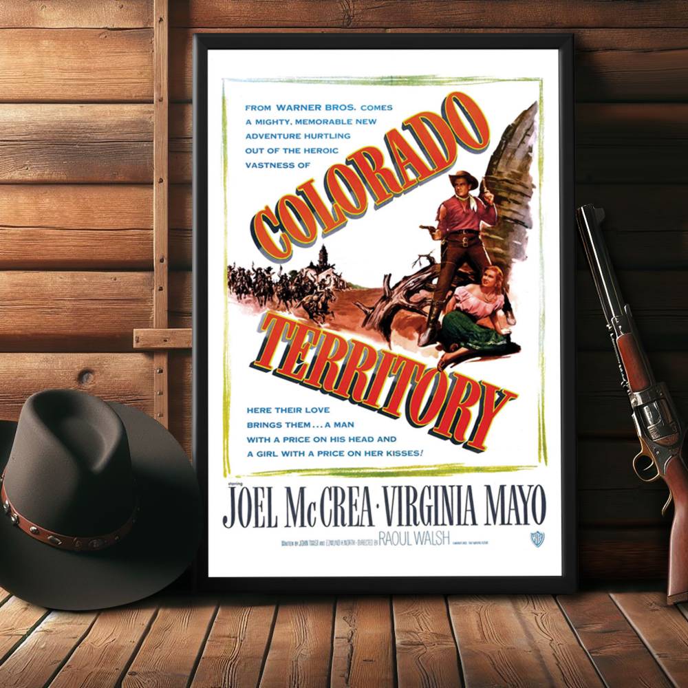 "Colorado Territory" (1949) Framed Movie Poster