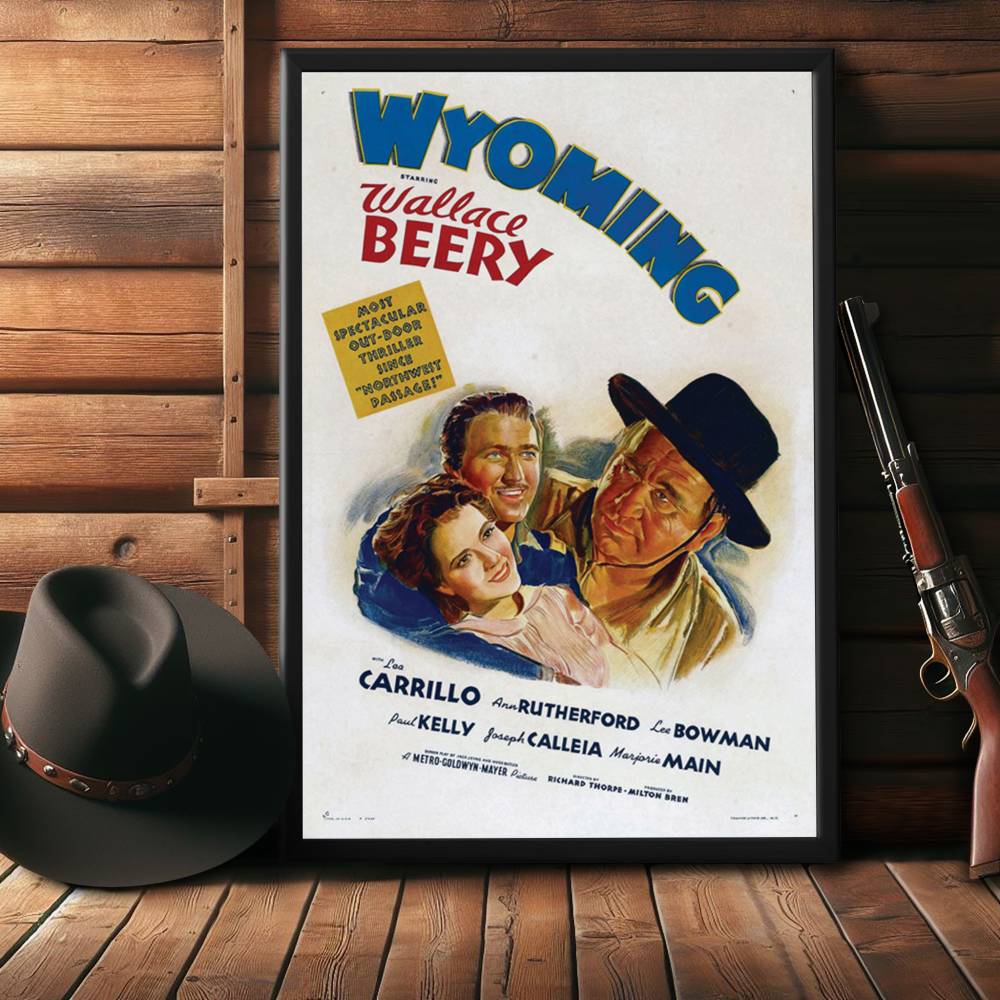 "Wyoming" (1940) Framed Movie Poster