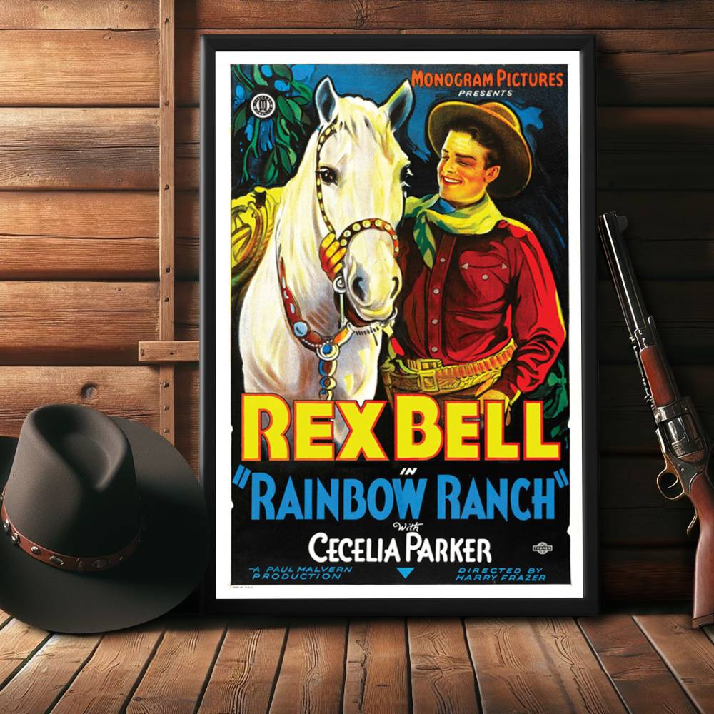 "Rainbow Ranch" (1933) Framed Movie Poster