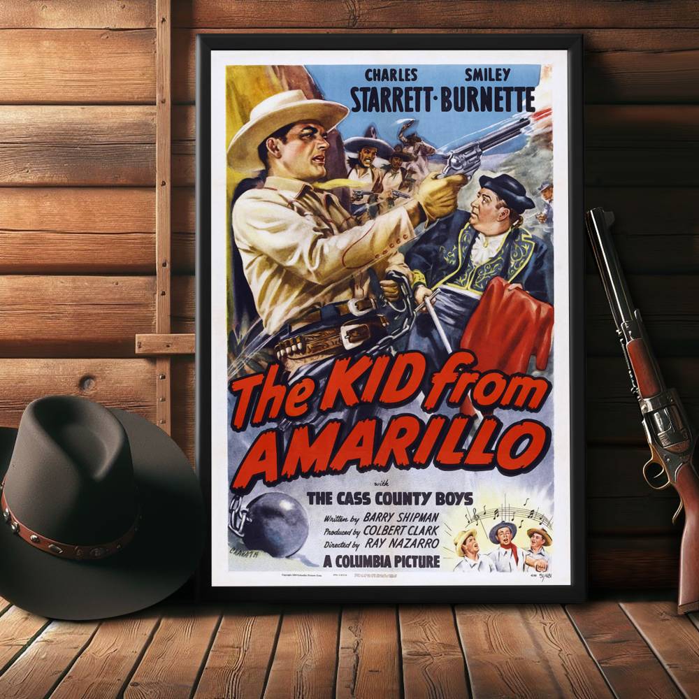"Kid From Amarillo" (1951) Framed Movie Poster