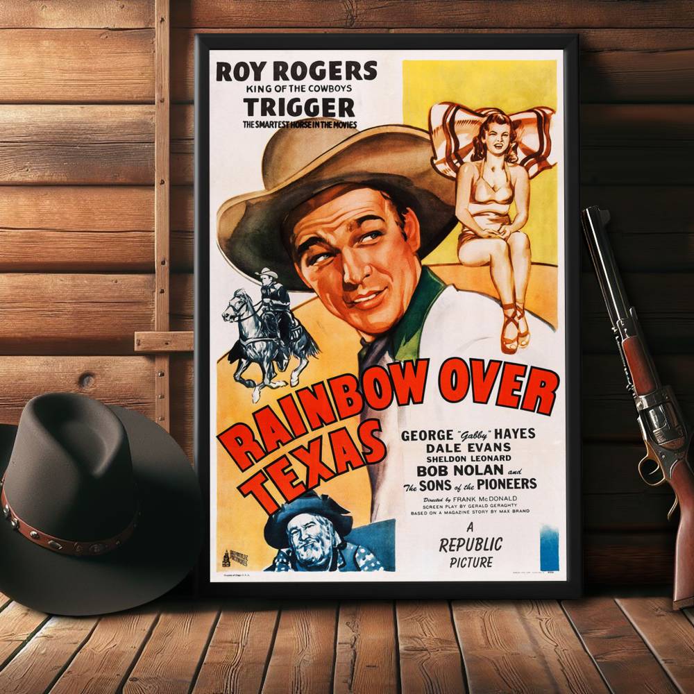 "Rainbow Over Texas" (1946) Framed Movie Poster