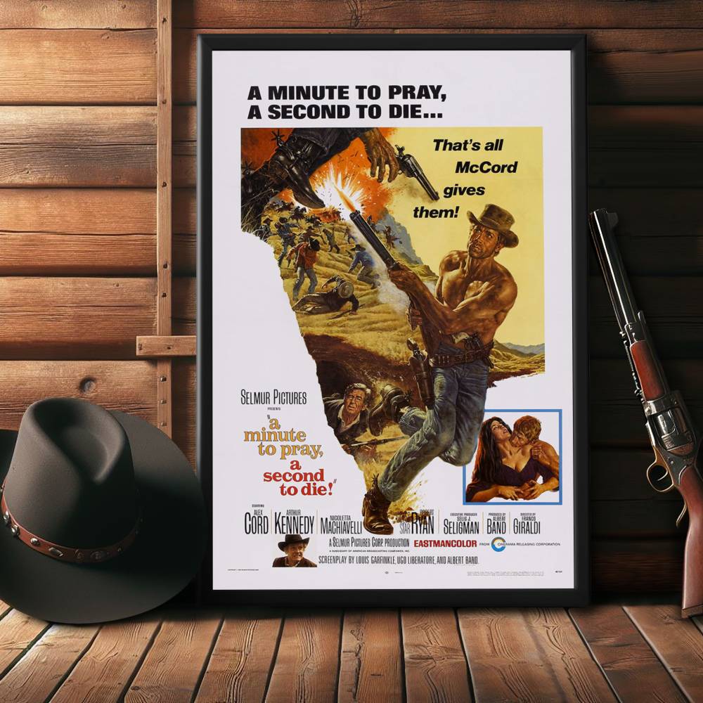"Minute To Pray" (1968) Framed Movie Poster