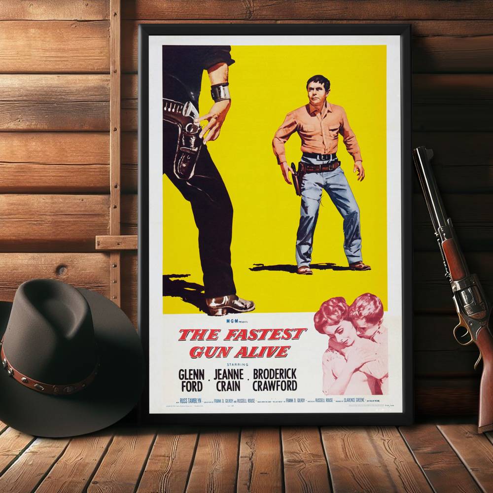 "Fastest Gun Alive" (1956) Framed Movie Poster