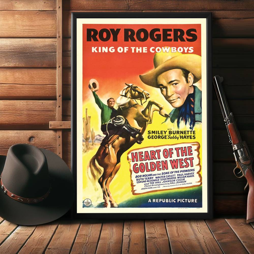 "Heart Of The Golden West" (1942) Framed Movie Poster