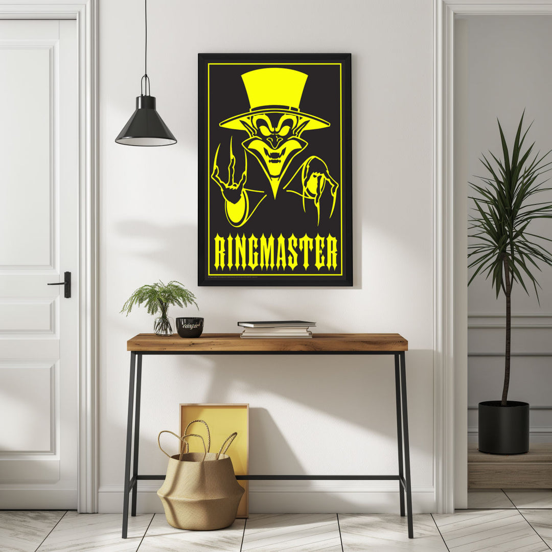 Background with Framed Poster