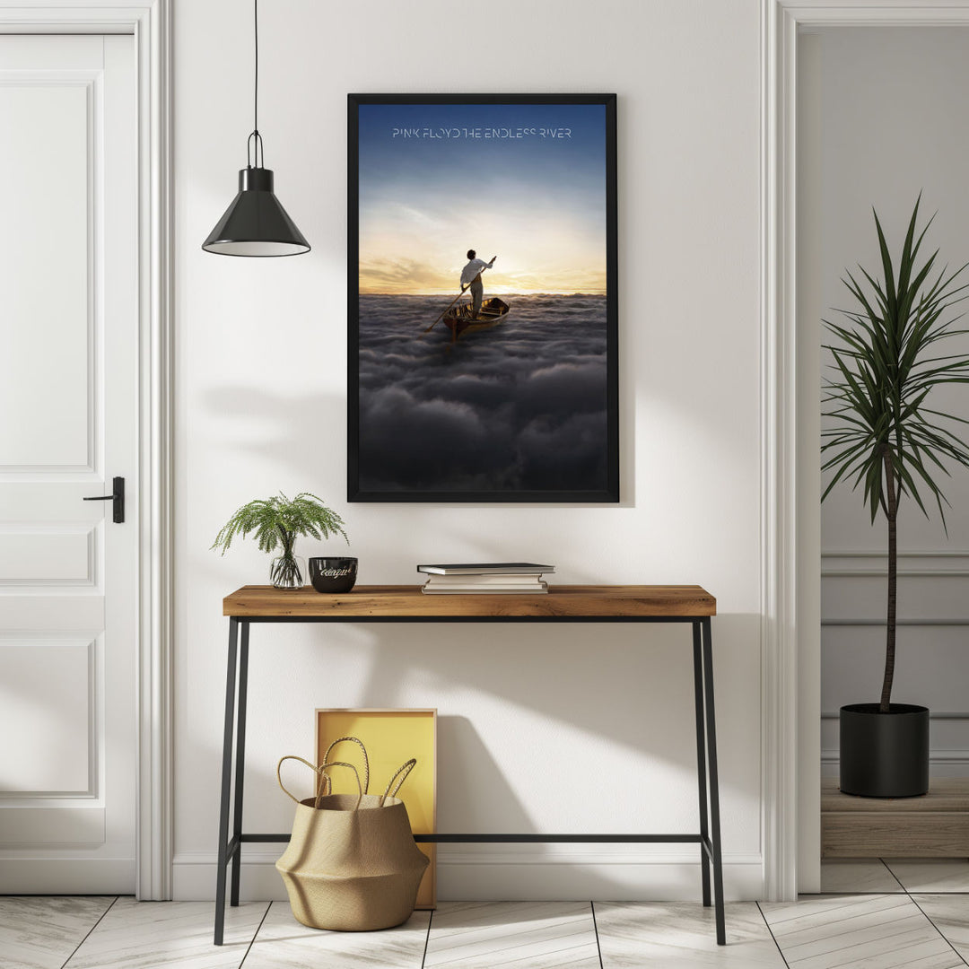 Background with Framed Poster
