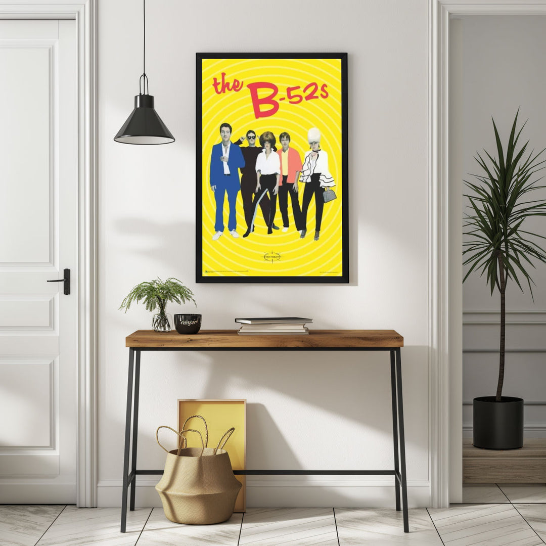 Background with Framed Poster