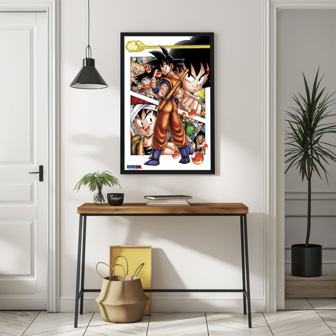 Background with Framed Poster