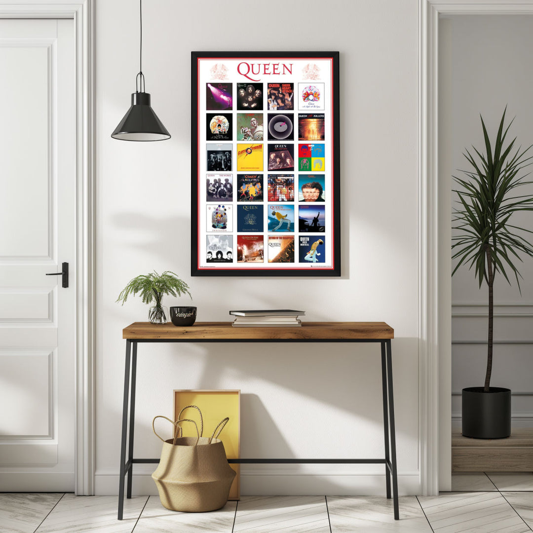 Background with Framed Poster