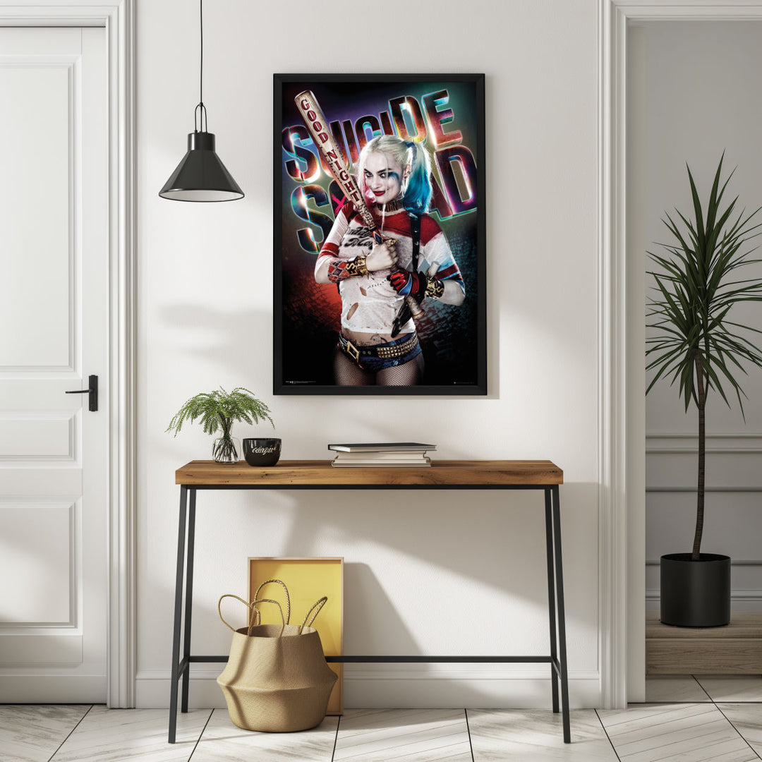 Background with Framed Poster