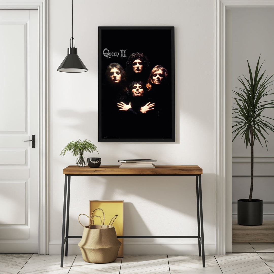 Background with Framed Poster