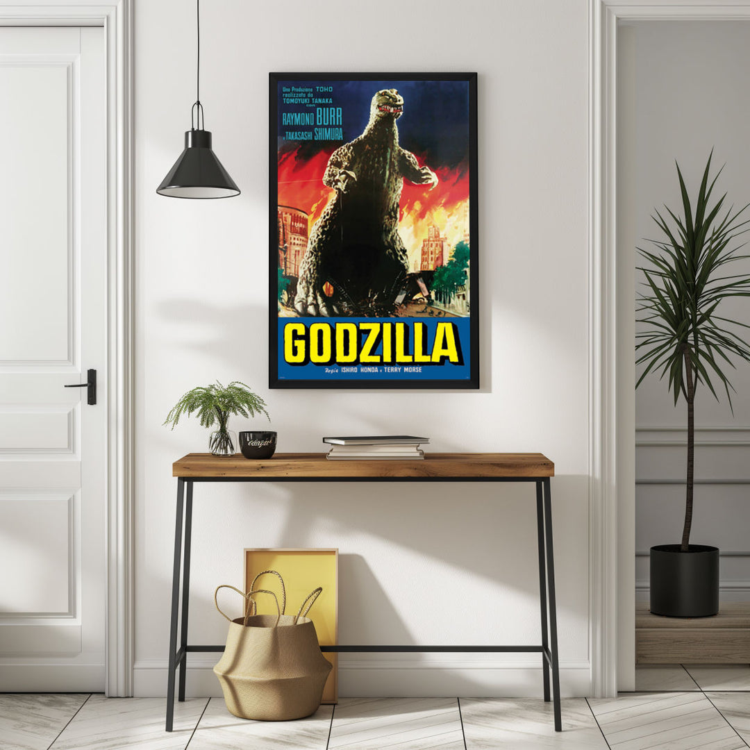 Background with Framed Poster