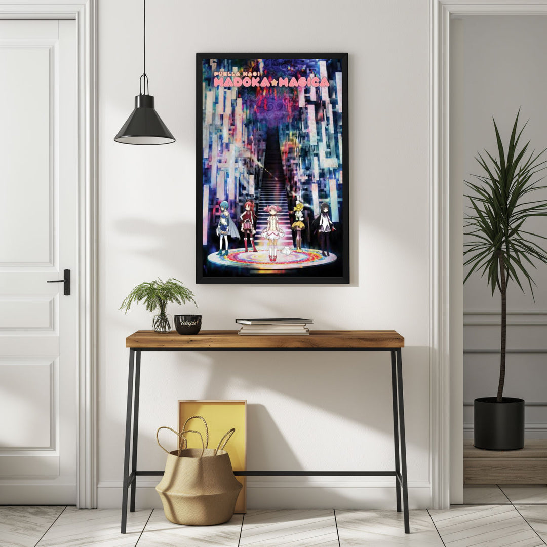 Background with Framed Poster