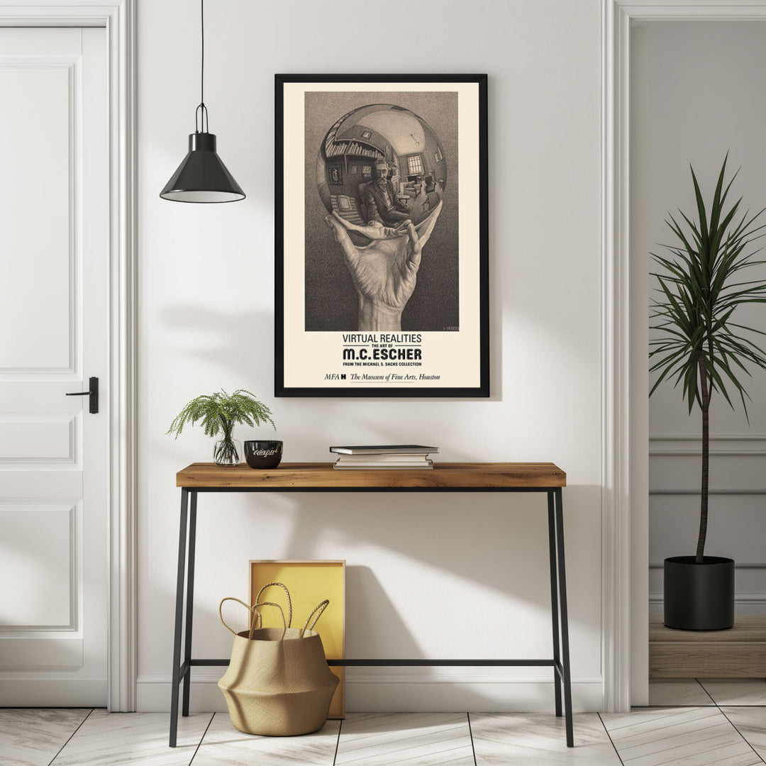 Background with Framed Poster