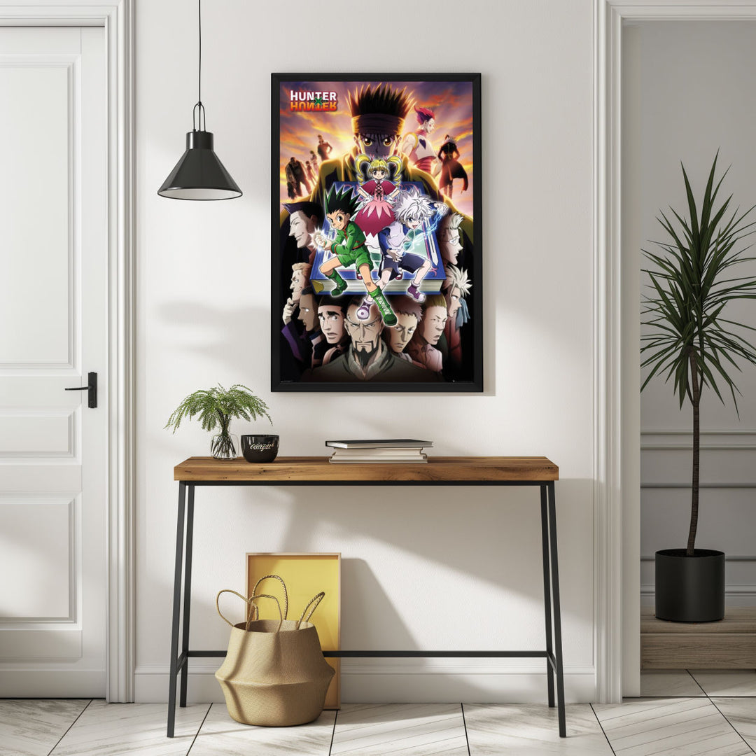 Background with Framed Poster