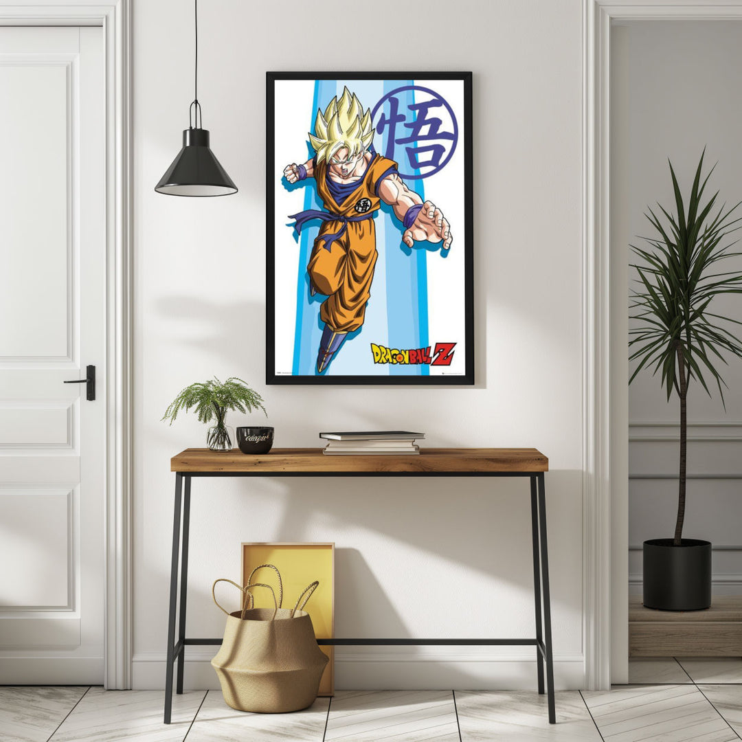 Background with Framed Poster