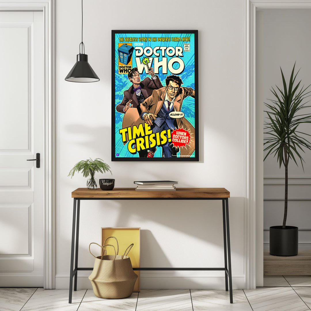 Background with Framed Poster