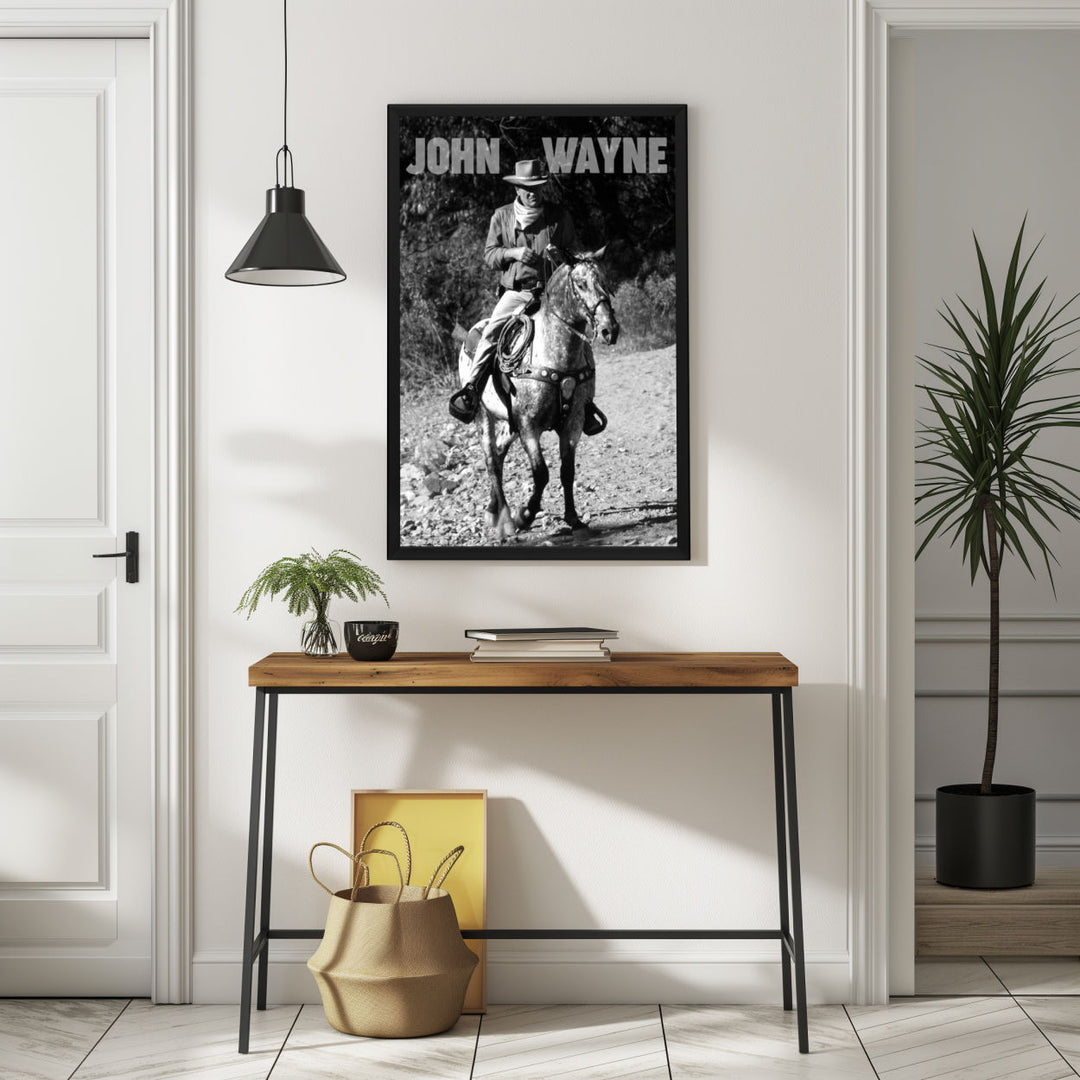 Background with Framed Poster