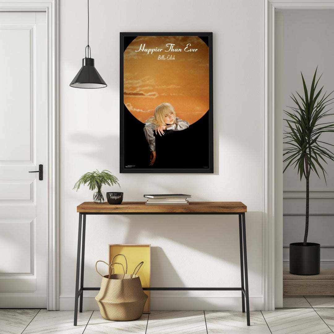 Background with Framed Poster