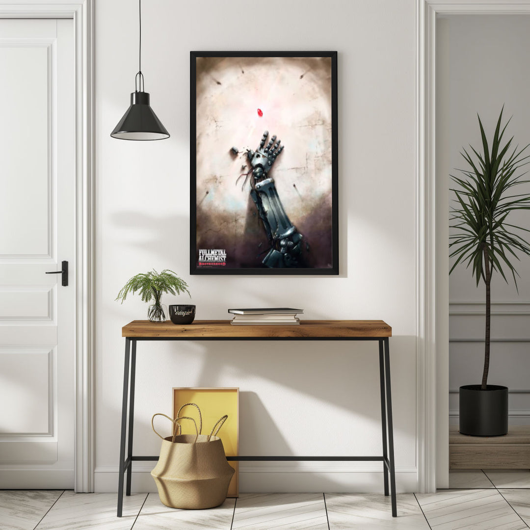 Background with Framed Poster