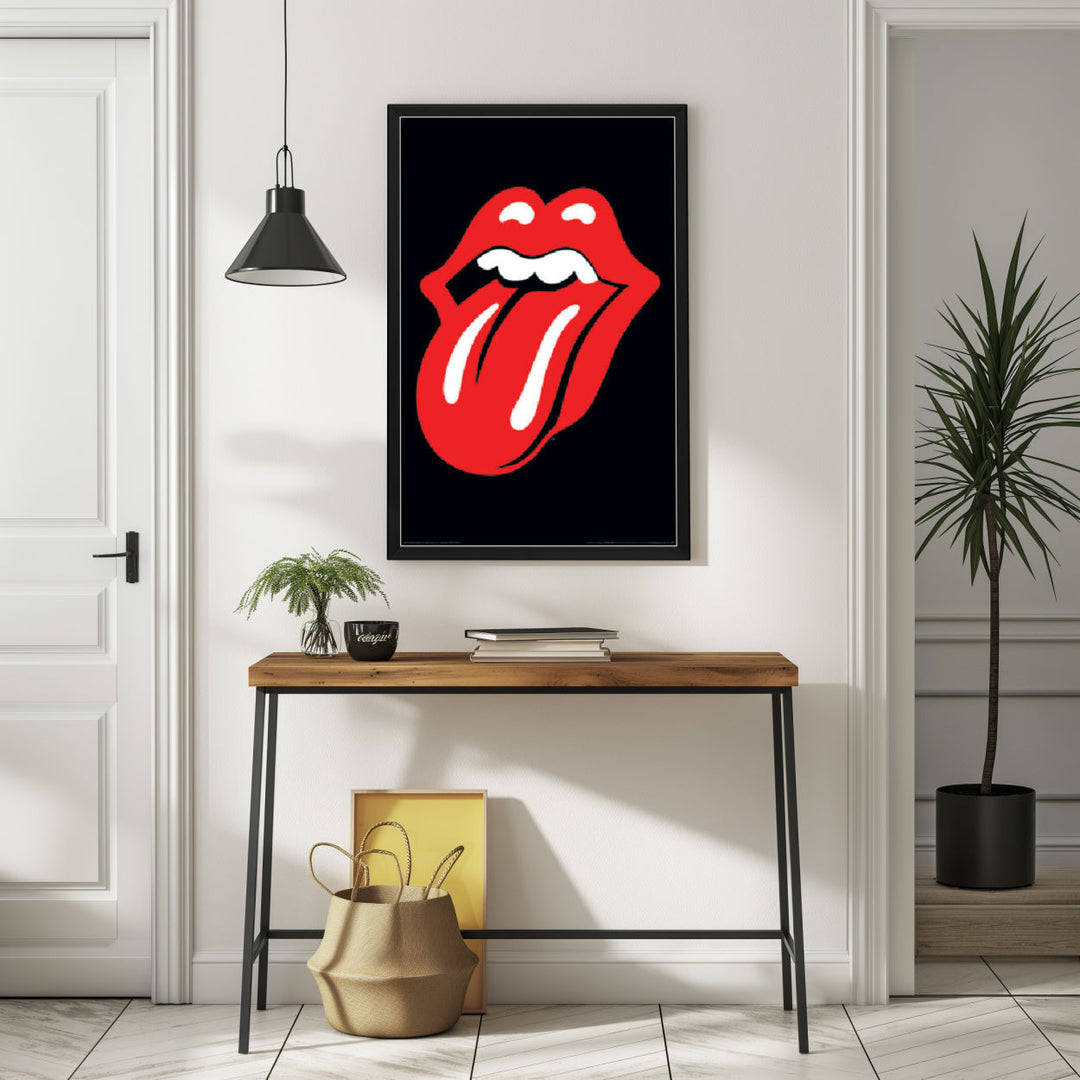 Background with Framed Poster