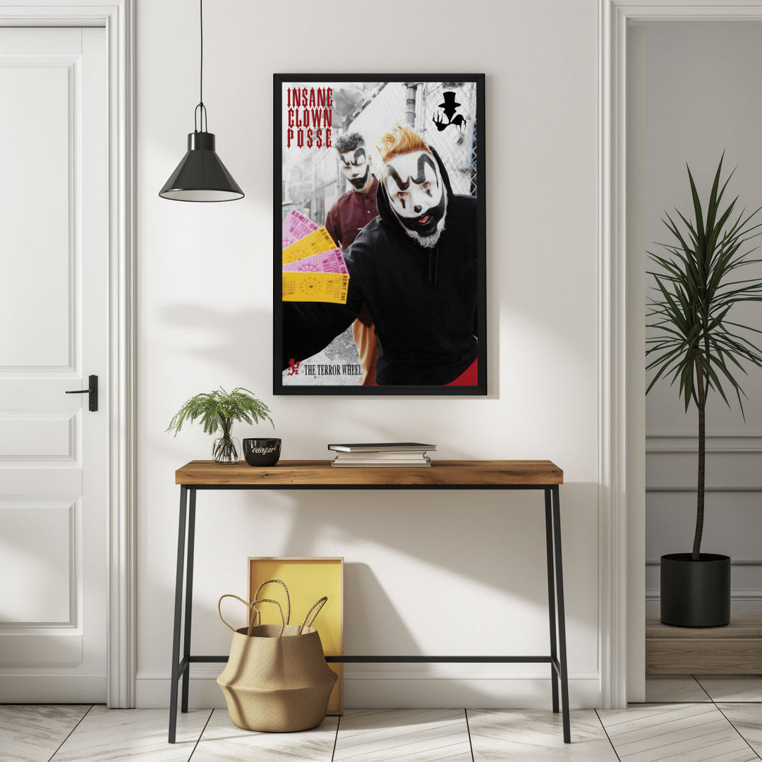 Background with Framed Poster