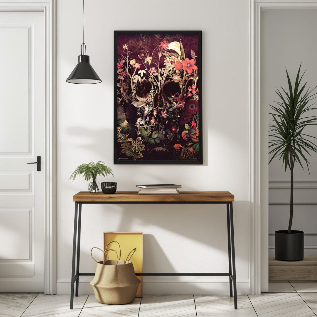 Background with Framed Poster