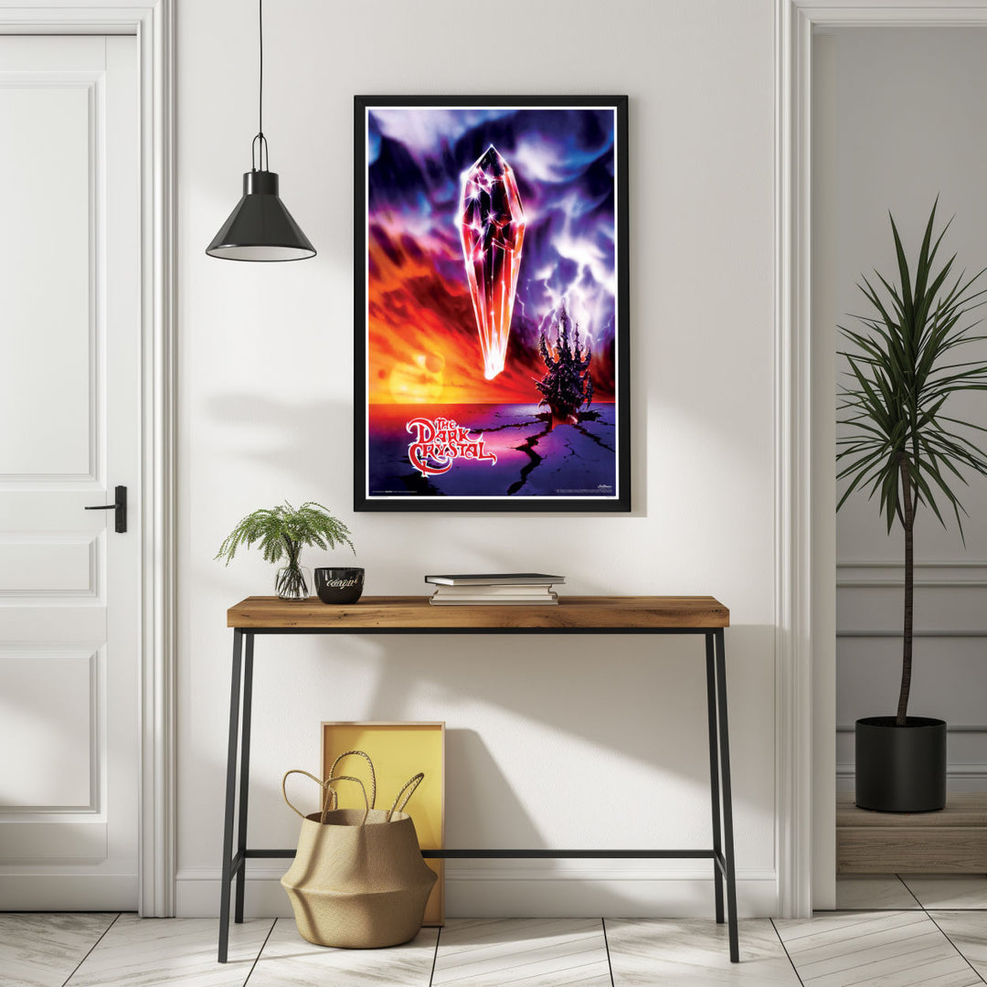 Background with Framed Poster