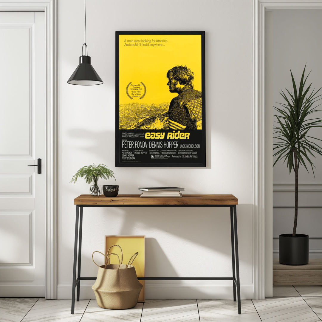 Background with Framed Poster