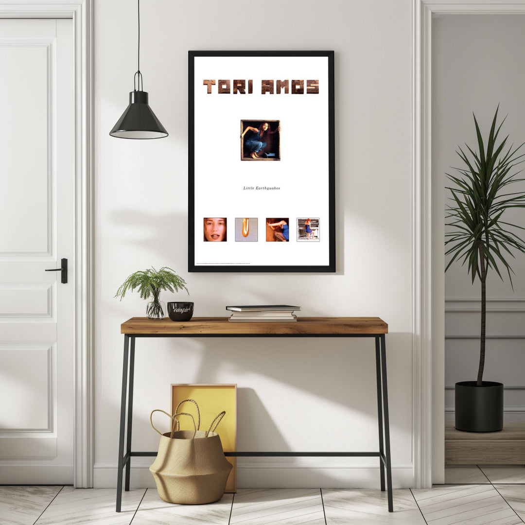 Background with Framed Poster