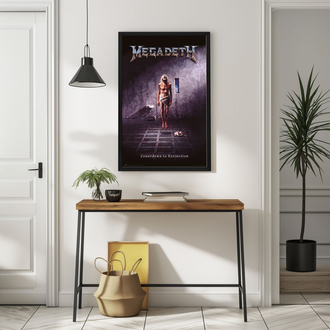 Background with Framed Poster