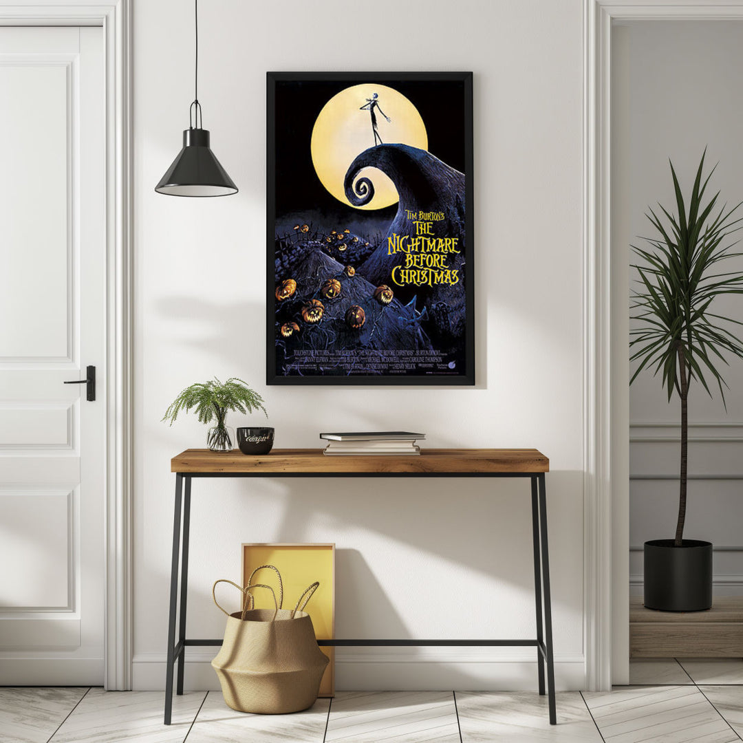 Background with Framed Poster