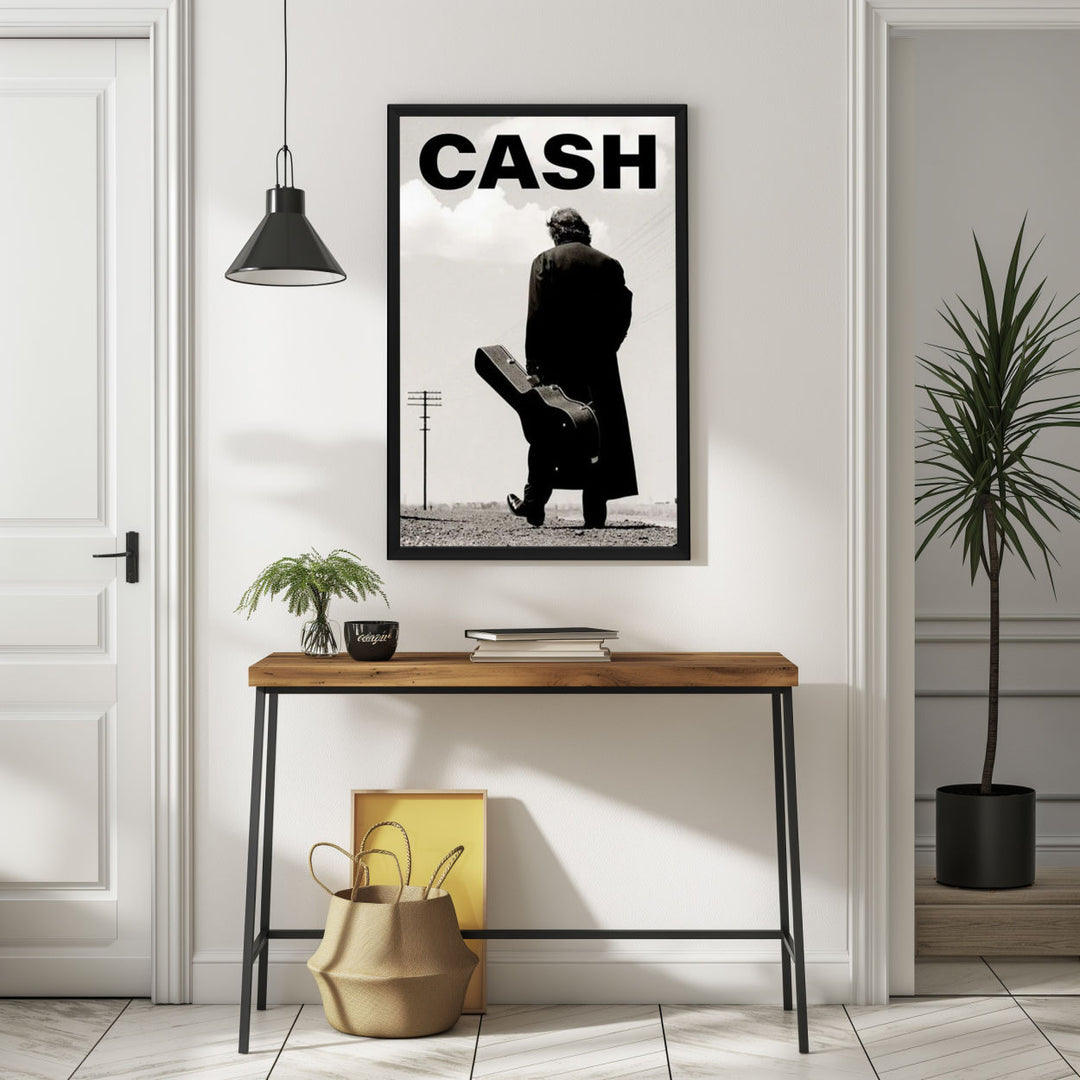 Background with Framed Poster