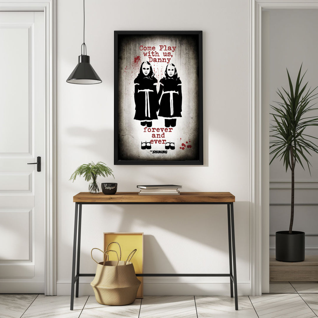 Background with Framed Poster
