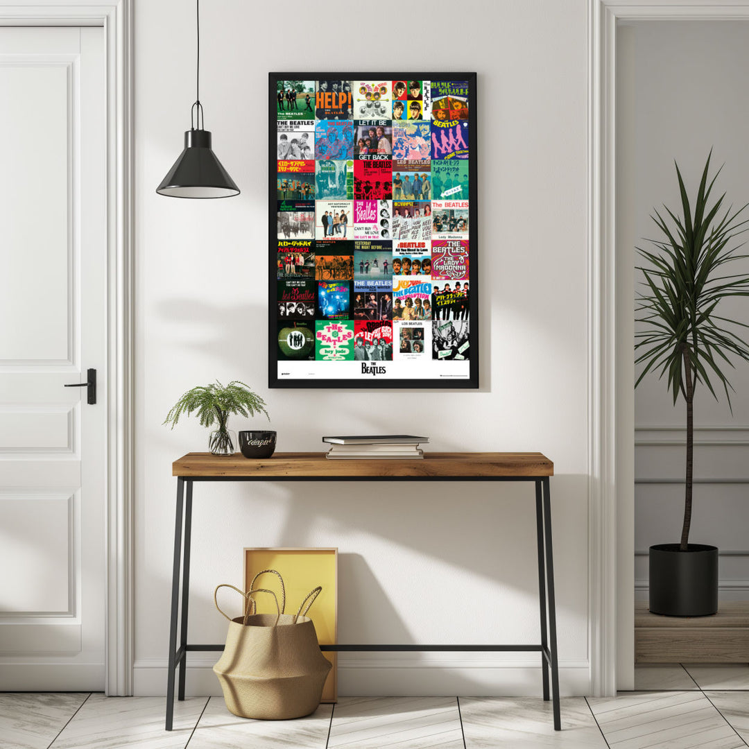 Background with Framed Poster